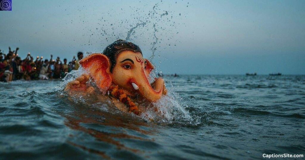 Best Ganesh Visarjan Captions for Bappa