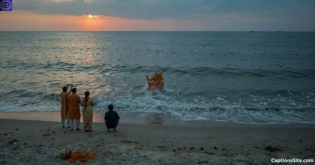 Heart-Touching Ganesh Visarjan Captions