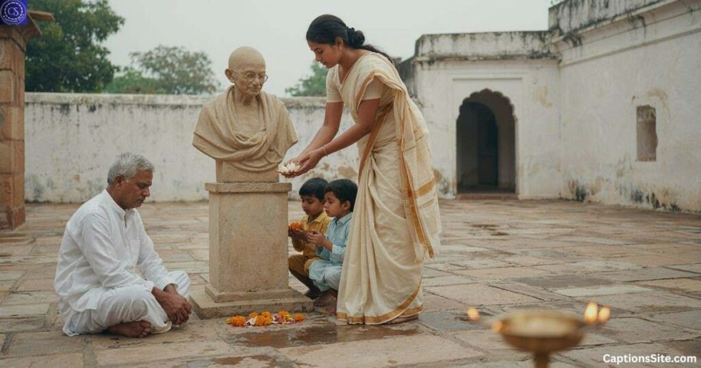 Peaceful Gandhi Jayanti Captions