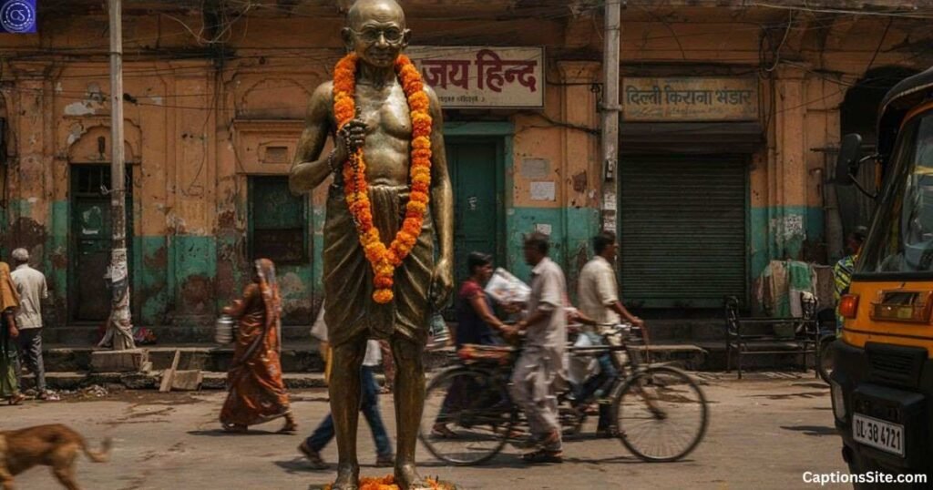 Short Gandhi Jayanti Captions