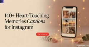 140+ Heart-Touching Memories Captions for Instagram