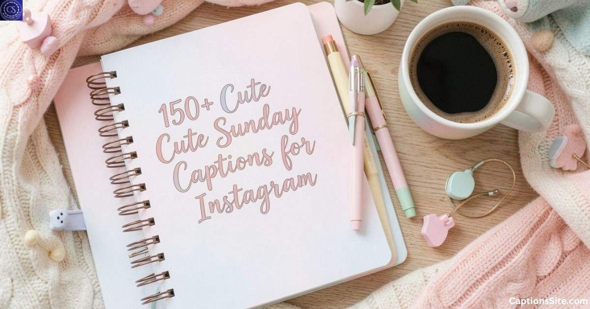 150+ Cute Sunday Captions for Instagram to Share Your Vibes