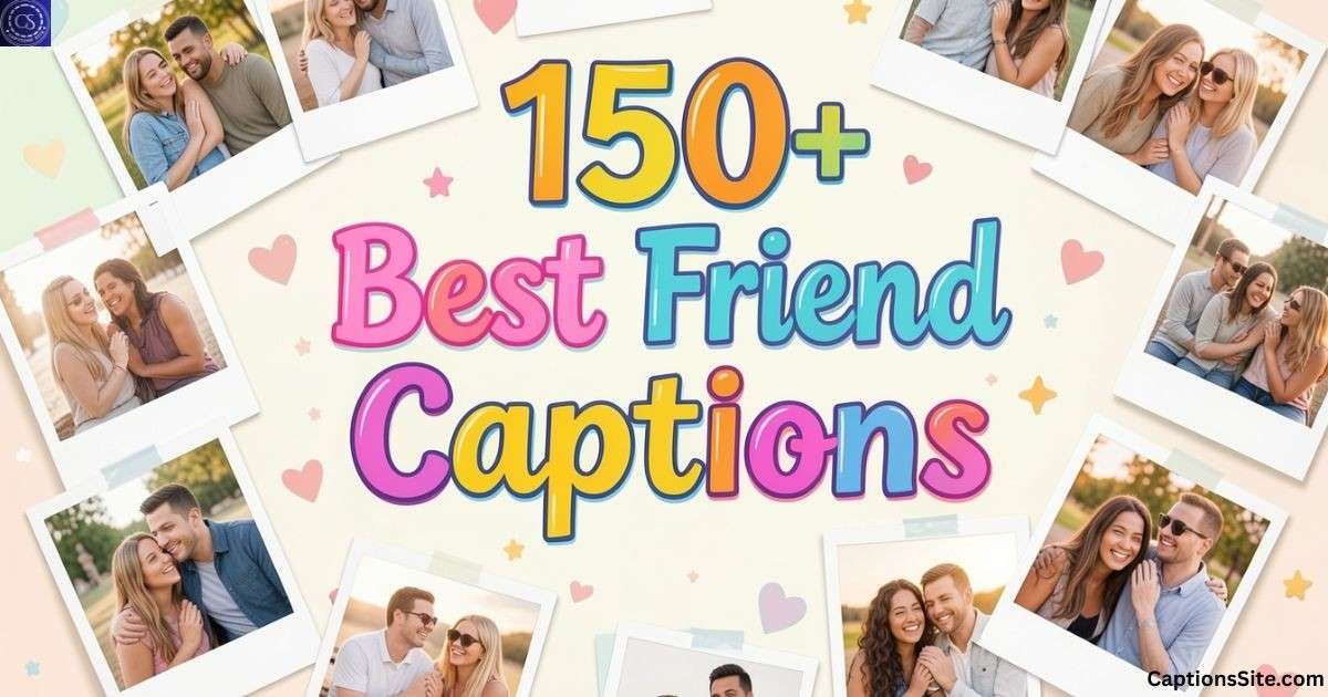 150+ Best Friend Captions for Instagram for Girls, Boys & Besties