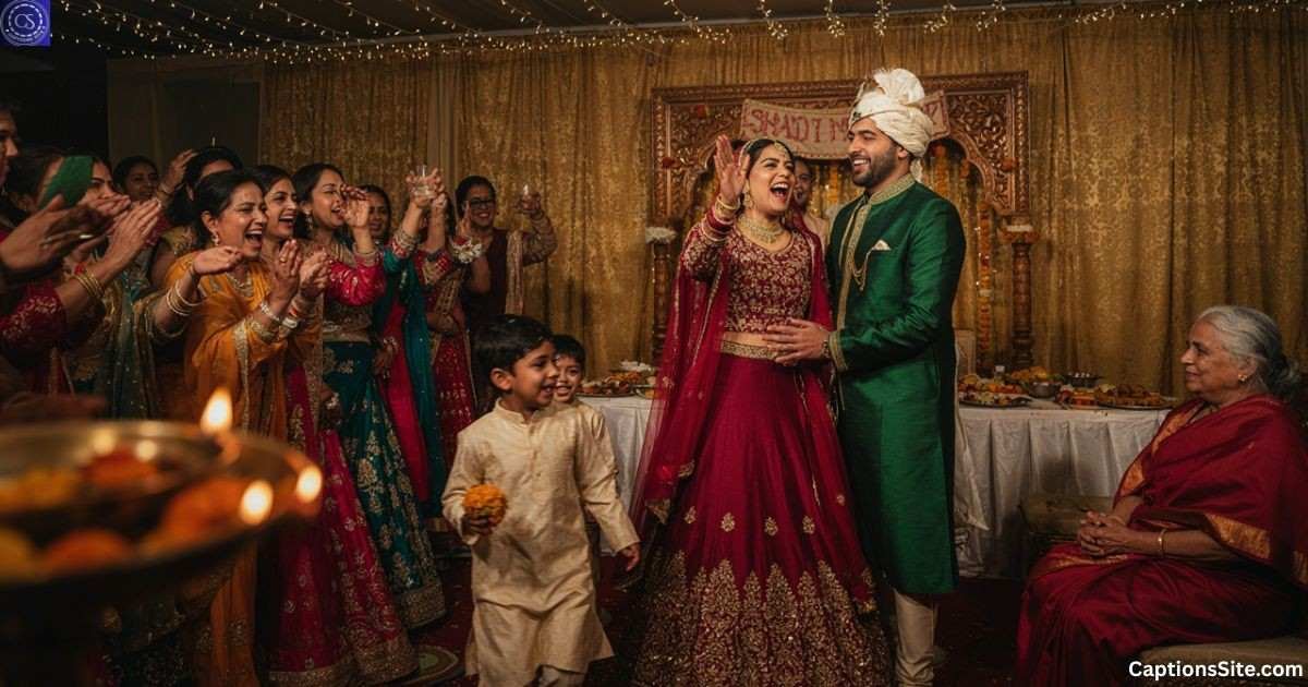 150+ Shadi Captions for Instagram for Brides, Grooms & Guests