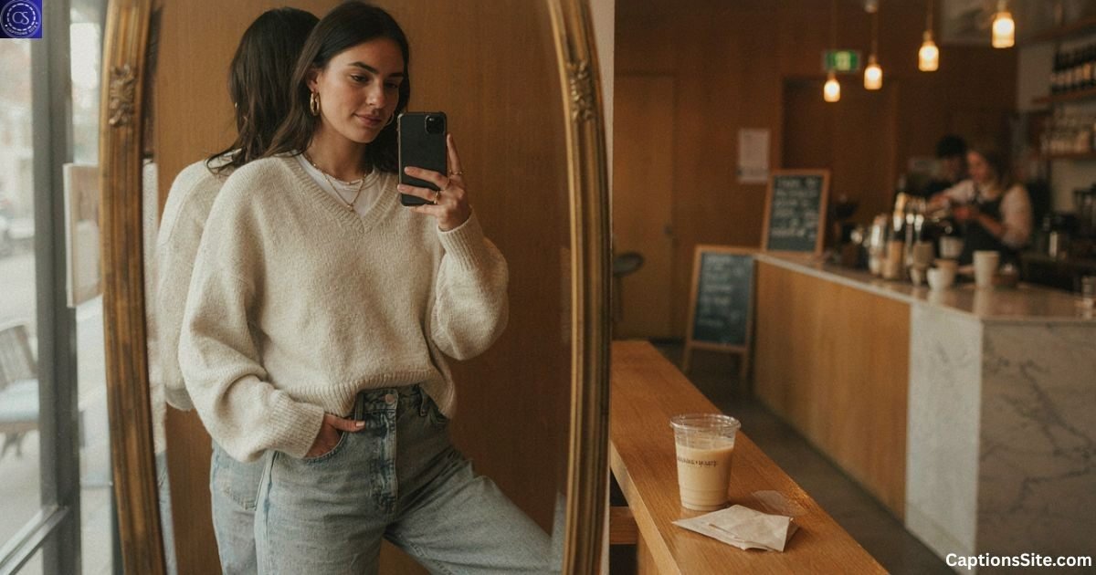150+ Trendy Mirror Selfie Captions for Instagram for Your Next Post