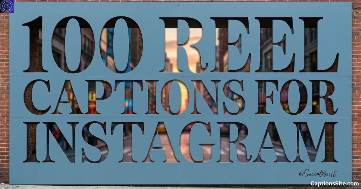100 Reel Captions for Instagram to Boost Your Social Media Style
