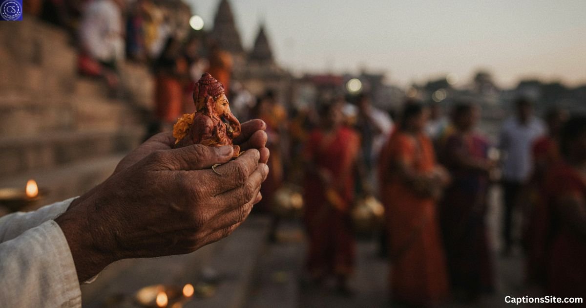 99+ Heart-Touching Ganesh Visarjan Captions for Bappa Lovers