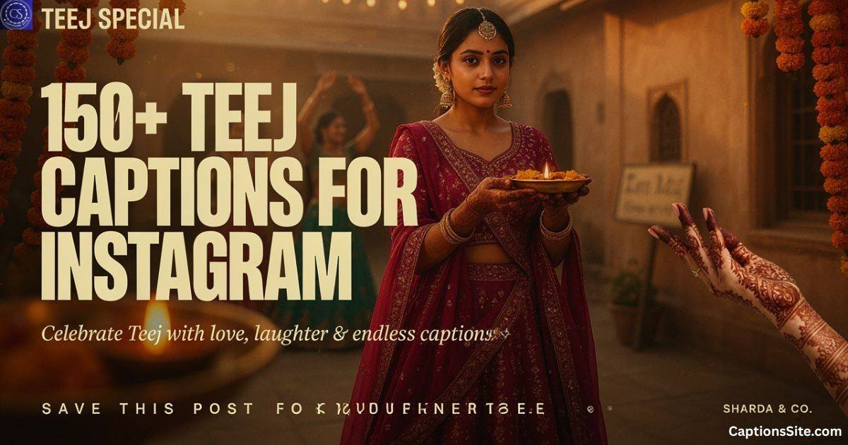 150+ Teej Captions for Instagram to Celebrate the Festival