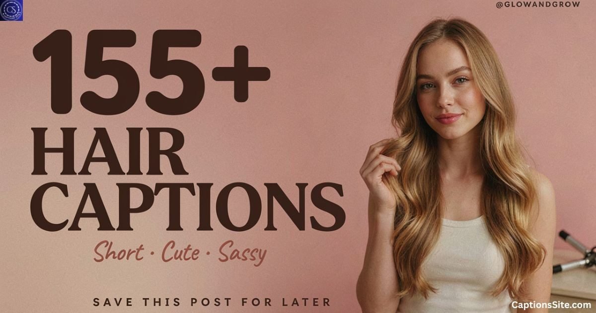 155+ Hair Captions for Instagram: Short, Cute & Sassy