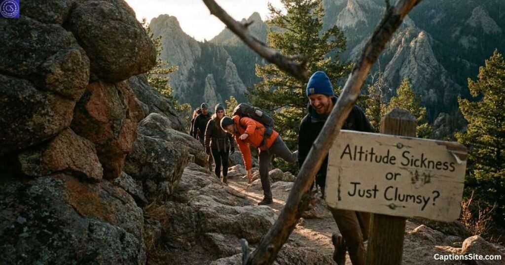 Funny Mountain Captions for Instagram