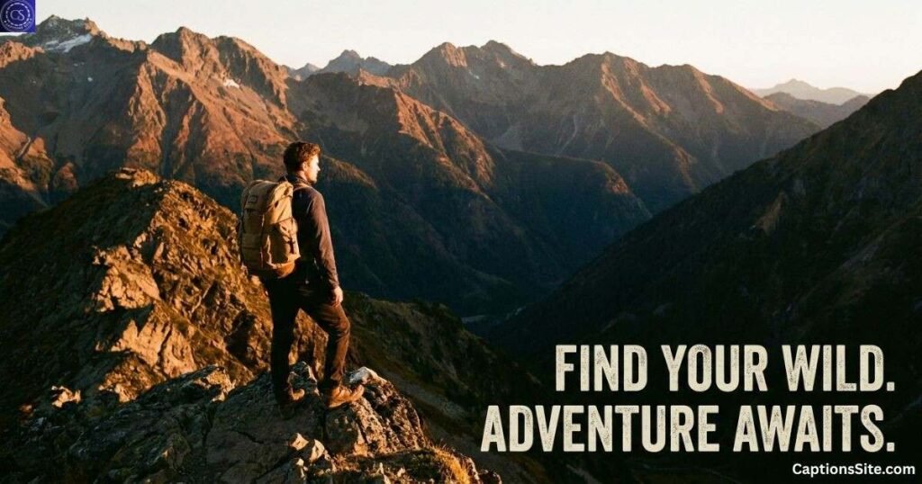 Hiking and Adventure Mountain Captions