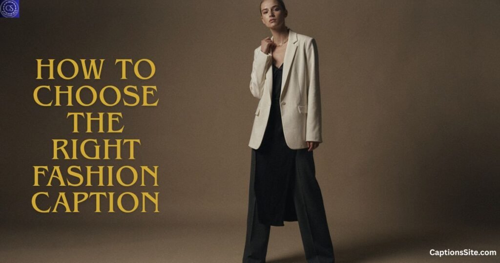 How to Choose the Right Fashion Caption