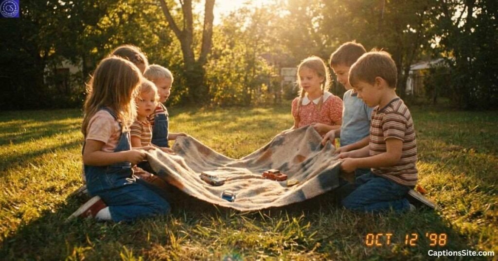 Nostalgic, Emotional, and Childhood Throwback Captions